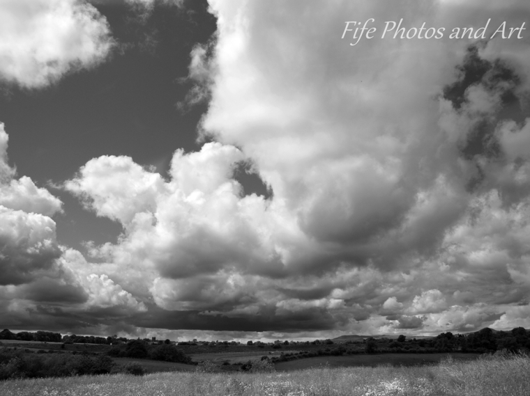 Clouds over Balgonie Bleachfield