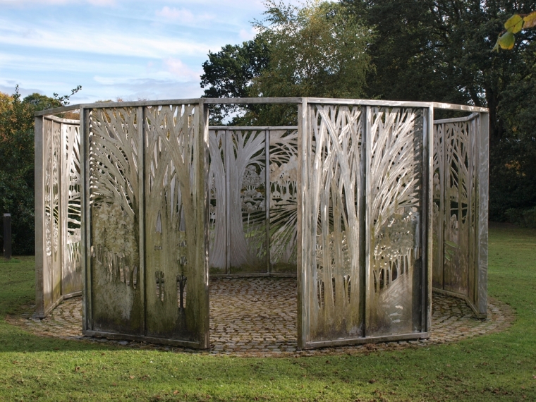 "Forest Screens" - Metal Sculpture in Glenrothes Town Park